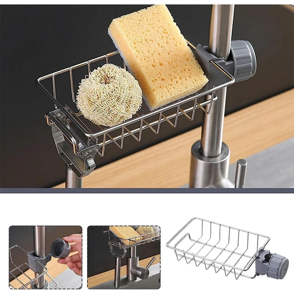 Kitchen Sink Faucet Sponge Holder