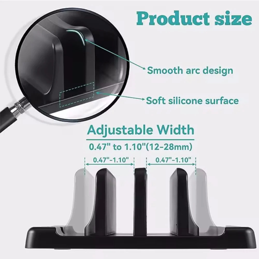 Adjustable Laptop Stand – Portable Ergonomic Riser
