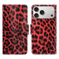 Leopard Print Leather Phone Case for IPhone 17 16 15 14 13 12 11 Pro Max Plus Mini 7 8 Plus Shockproof & Scratch-Resistant Cover