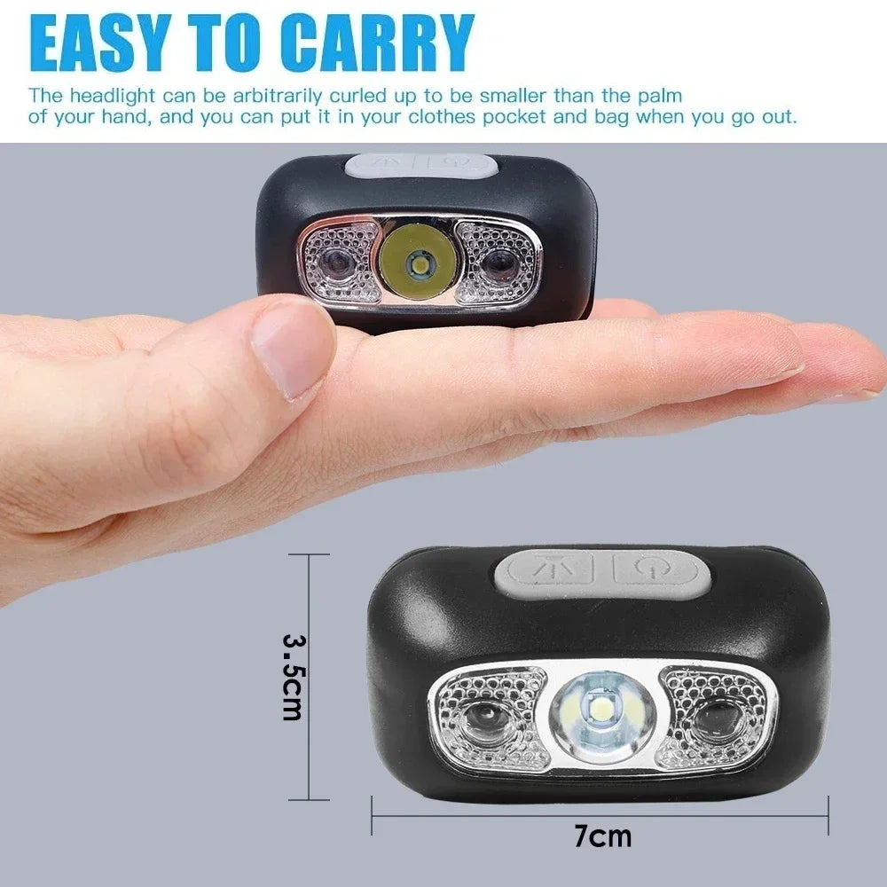 Motion Sensor Rechargeable Headlamp