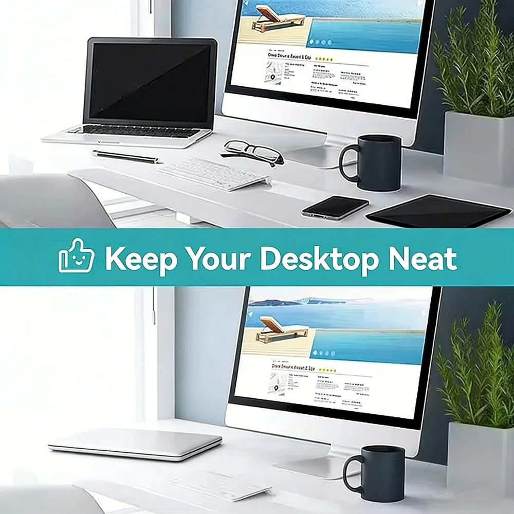 Adjustable Laptop Stand – Portable Ergonomic Riser
