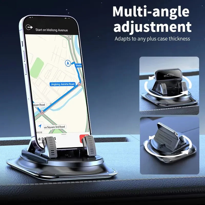 Anti-Slip Car Phone Mount – 360° Dashboard Holder