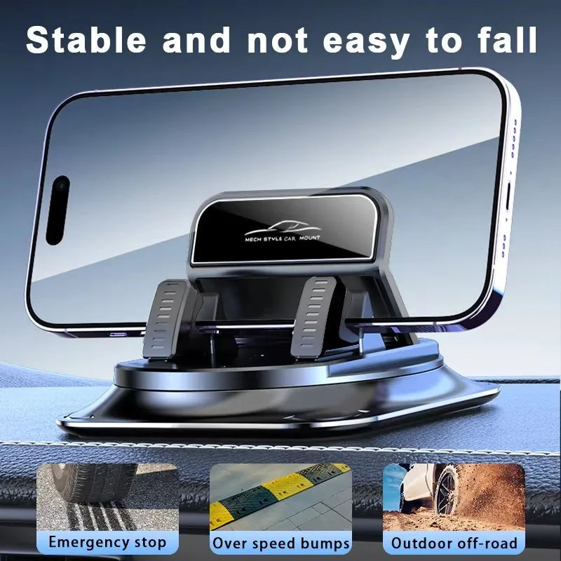 Anti-Slip Car Phone Mount – 360° Dashboard Holder