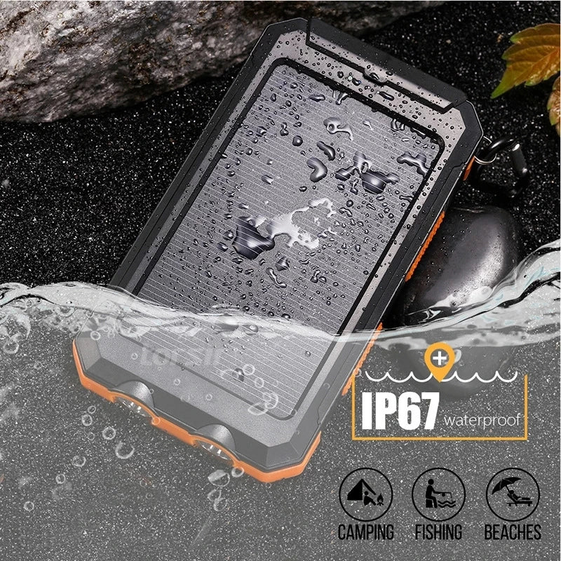 Solar Power Bank 80000mAh