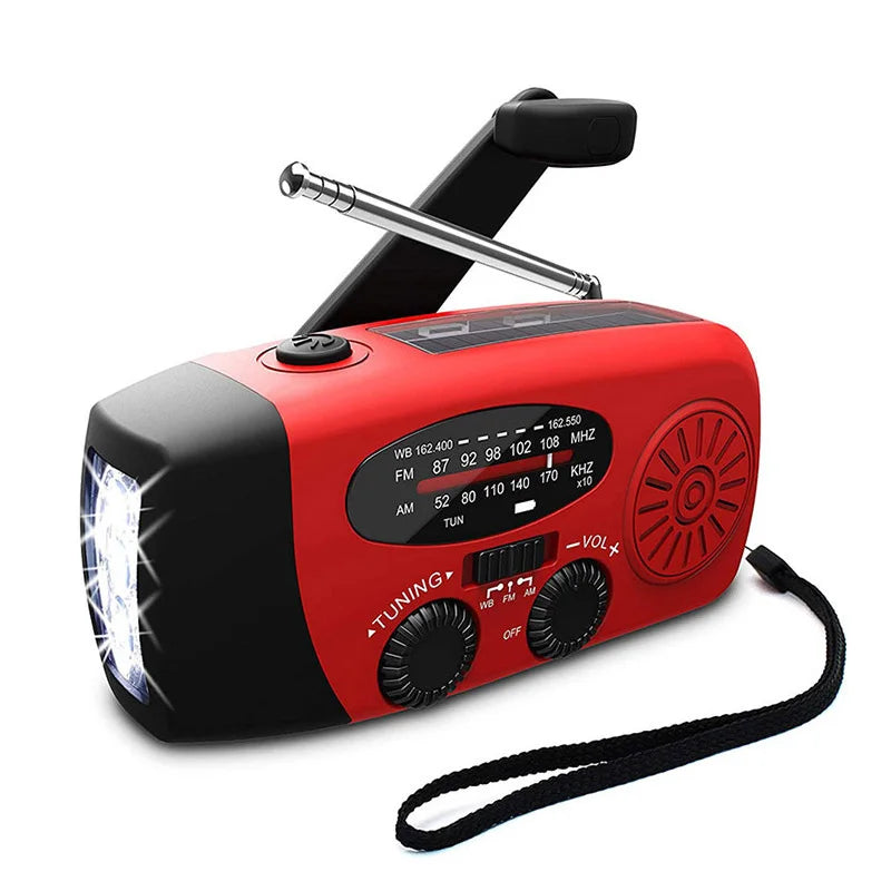 Hand Crank Emergency Radio & Flashlight